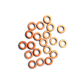Copper washers M5 20 pcs (5 x 9 x 1.50 mm) PRO-SERIES