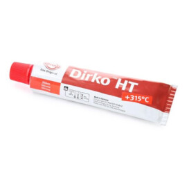 Elring DIRKO HT (315 C) Flüssigdichtungssatz, rot, Silikonverbindung, Tube 70 ml (neue Zusammensetzung 2021)
